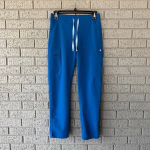 Figs Yola Skinny Scrub Pants Royal Blue Size XXS Petite thumbnail 2