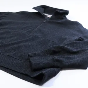 Faherty Legend Lounge Half Zip Sweatshirt Dark Gray Women's Medium Textured thumbnail 4
