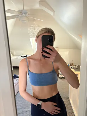 Blue Sparkly Triangl Bikini thumbnail 4