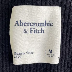 Abercrombie & Fitch Black V-Neck Sweater thumbnail 5