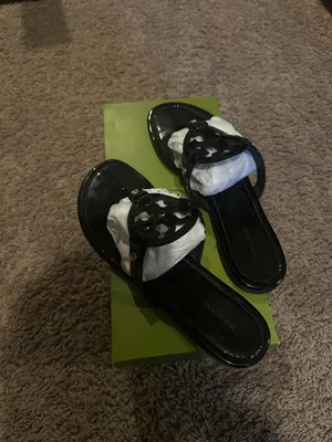 Black Glossy Tory Burch sandals thumbnail 3