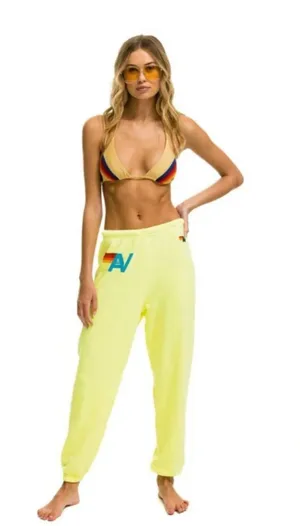 Aviator Nation Sweatpants Neon yellow thumbnail 1
