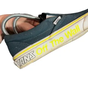 Vans Classic Slip-On‎ Sneakers Women's 5.5 Blue/Teal Skate Casual Shoes thumbnail 7