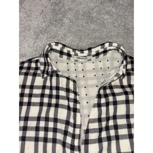 Madewell Courier Button-Back Shirt in‎ Double-Faced Plaid Size S Short Sleeve thumbnail 6