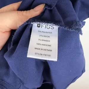 FIGS Technical Collection Casma Scrub Top Size XXS Navy Medical Nurse Doctor thumbnail 6
