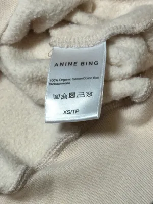 ANINE BING Ramona University Sweatshirt Crewneck XS Collegiate Logo EST 2012 thumbnail 4