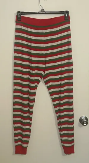 Leveret Striped Pajama Pants Multiple Size M thumbnail 1