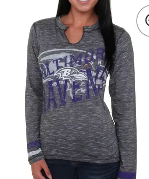 Baltimore Ravens Distressed Look long sleeve Tee thumbnail 1