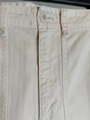 Madewell The Perfect Vintage Wide-Leg Pant: Utility Edition Women's 29 Linen Tan thumbnail 8