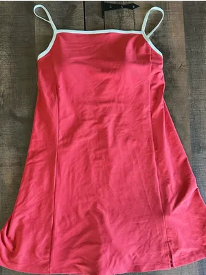 Old Navy Active PowerSoft Tennis Dress Built-In Shorts Go-Dry Pink Women's S thumbnail 3