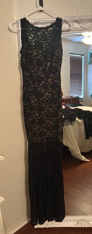 B Darlin Black lace dress thumbnail 1