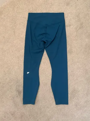 Fabletics Green Abyss Pureluxe Buttery Soft No Seam 7/8 Leggings Size L thumbnail 5