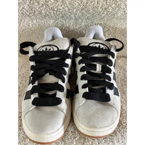 Adidas Campus 00s Suede Sneakers Grey Black Chunky Laces Women’s 8 thumbnail 4