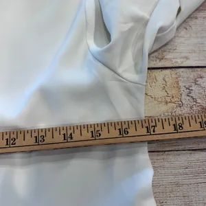 Amanda Uprichard White Tiered Long Sleeve Mini Dress XS thumbnail 4