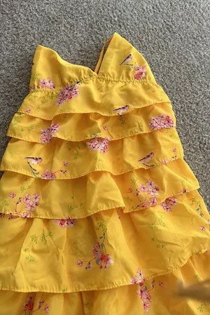 BuddyLove Yellow Tiered Maxi Dress thumbnail 2