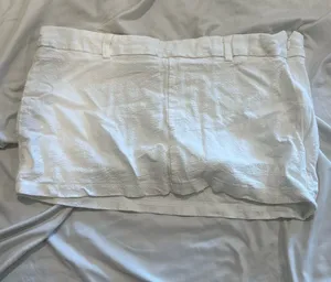 White Linen Skort with Built thumbnail 2
