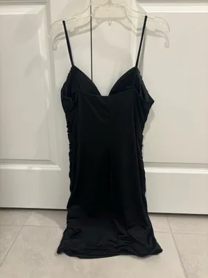 Elegant Black Tight Dress In Size M thumbnail 3