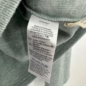 Madewell size medium green gray long sleeve‎ pullover style sweater mock neck thumbnail 5
