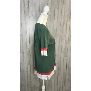 NWT Minnesota Wild Women's Graphic Tee Green‎ Red Short Sleeve Size Medium thumbnail 3