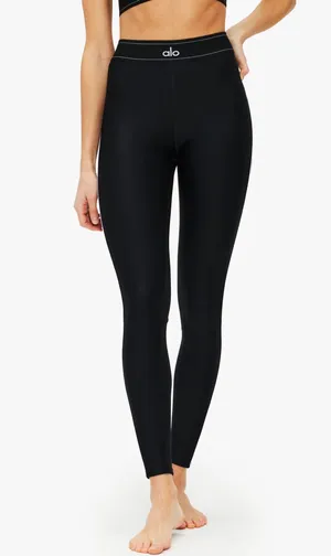 Alo Airlift High-Waist Suit Up Legging Black/White XXS thumbnail 1