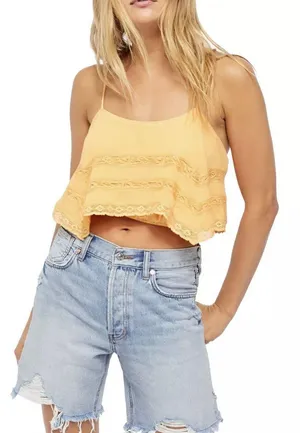 Women's Home Again Cami Crop Top, Medium - New! thumbnail 1
