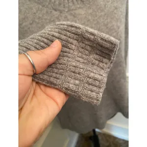 J.Crew Gray Wool Blend Knit Pullover Crewneck Sweater High-Low Hem Side Slit thumbnail 4