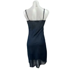 Of Two Mind Women's Navy Blue Sleeveless Scoop Neck Cami Tank Mini Dress XS thumbnail 3