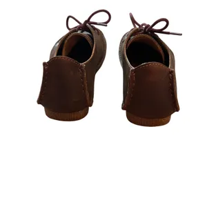 Clarks women Janey may flats leather derby shoes lace up Oxford moccasin Size 7 thumbnail 2
