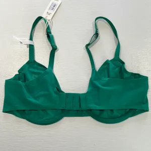Aerie New SMOOTHEZ Mesh Unlined Underwire Balconette Bra Green Envy Size 36C thumbnail 9