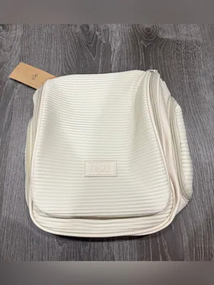 NWT DEZI Pack It All Handing Travel Bag Cream Organizer with 360 Hook thumbnail 3