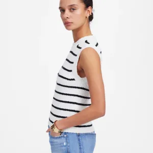 MADEWELL Bouclé-Knit Sweater Tank Top Vest Size XS thumbnail 2