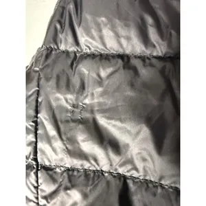 Quince Womens Black Down Puffer Vest Full Zip Lightweight Quilted XL thumbnail 4