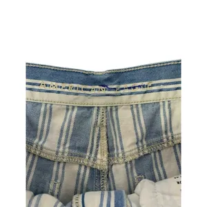 American Eagle Women's Light Blue & White Jeans thumbnail 3