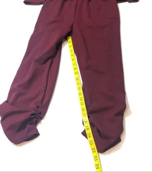 Love...Ady Solid Halter Popover Jumpsuit burgundy XXL thumbnail 8