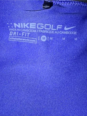 NIKE Golf Dri-FIT Blue & Black Stretch Athletic Skort Medium thumbnail 5