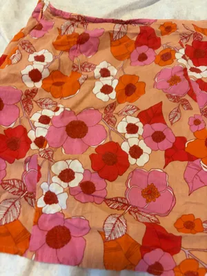 Urban outfitters retro flower mini skirt thumbnail 5