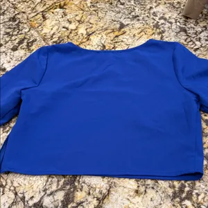 Kendall & Kylie Royal Blue Crop Top thumbnail 6