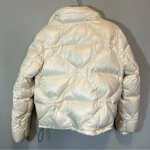 Vince Camuto Women’s Cream Puffer‎ Coat Medium thumbnail 10