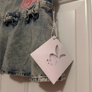 PLAYBOY Light Blue Denim Skirt with Bows 00 thumbnail 3