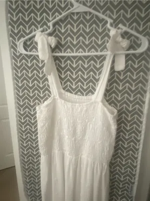 White Maxi Summer Dress Size S 6, Excel. Cond. thumbnail 6