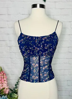 Boutique Mesh Floral Cami thumbnail 2