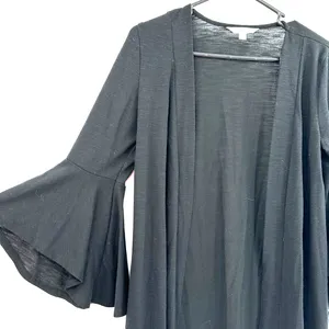 LC Lauren Conrad‎ size small black open front cardigan sweater bell sleeves thumbnail 3