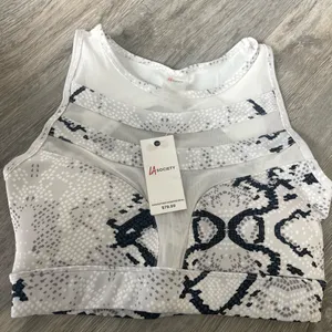 Nwt La Society Yoga Snake Print Padded Set : Leggings And Top S thumbnail 9