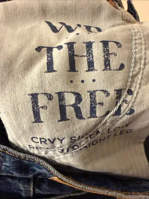 Free People We The Free CRVY Siren Low Rise Straight Leg Jeans Size 26 thumbnail 9
