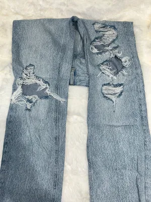 PacSun Lightwash Boyfriend Distressed Jeans thumbnail 5