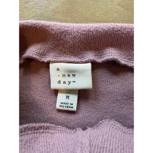 A New Day Sweater Top Women's Size Medium Mauve Mock Neck Long Sleeve Top EUC thumbnail 6