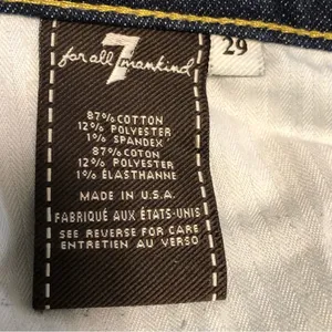 7 For All Mankind Bootcut Dark Wash Stretchy excellent condition Jeans 29 thumbnail 10