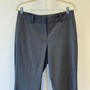 Ann‎ Taylor Factory Petite Gray Straight Leg Dress Pants Trousers 6P Charcoal thumbnail 3