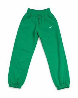 Nike Sportswear Club Fleece Jogger Pants Women's S Kelly Green Swoosh thumbnail 1