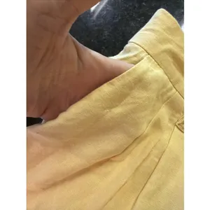 A‎ New Day Women's Butter Yellow Pleated Shorts Sz 10 Linen Old Money Vibes thumbnail 3